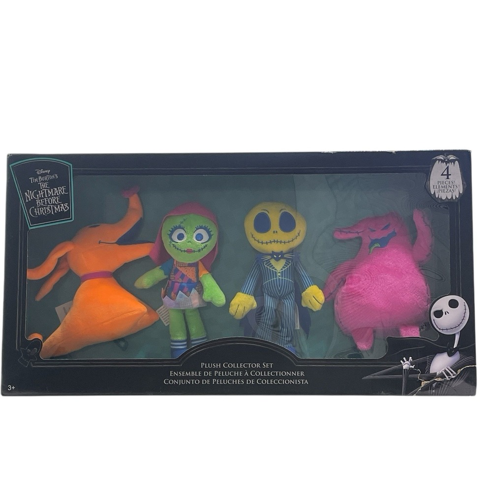 Disney The Nightmare Before Christmas Plush Collector Set 2024 Just Play - Picture 10 of 10